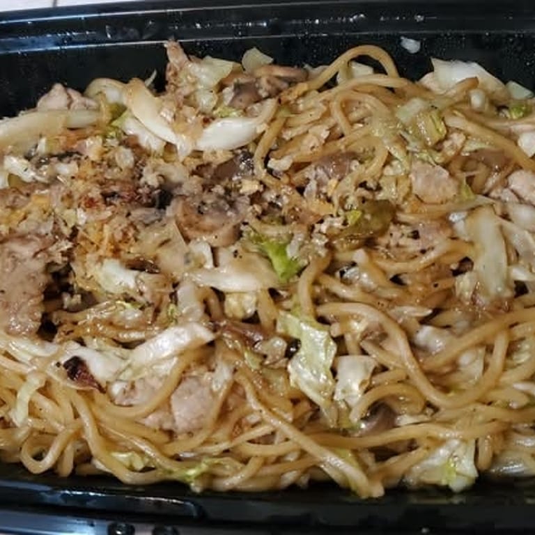 Delicious Garlic Noodles Await